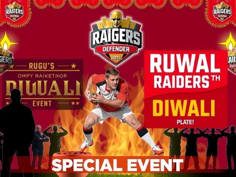 Celebrate Diwali with special rugby events Rugby Raiders Defender Diwali Special Event